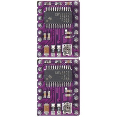  2pcs Wärmeinstachelfahrermodul Stepper Mother Driver 3D -Drucker Teil DRV8825