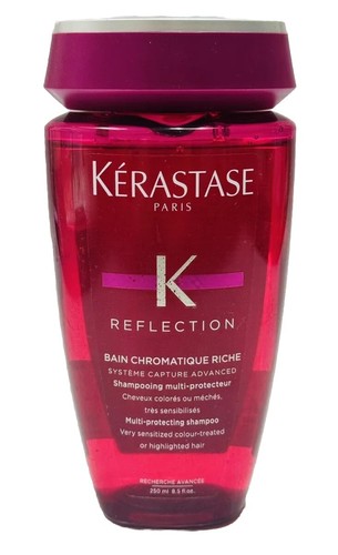 kerastase k reflection bain chromatique riche shampoo 8.5oz scuffed bottle