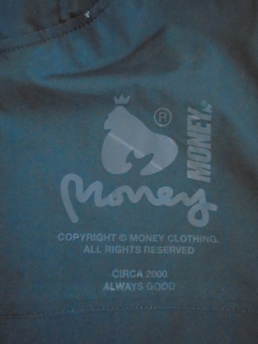Money Clothing Jacket Shell Windbreaker Black Hooded Men's L Large Free UK P+P - Picture 2 of 10