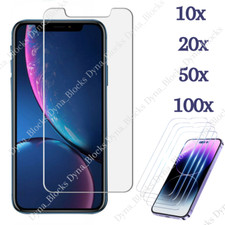 Tempered Glass Screen Protector Lot For iPhone 16 15 14 13 12 11 Pro Max X XS XR