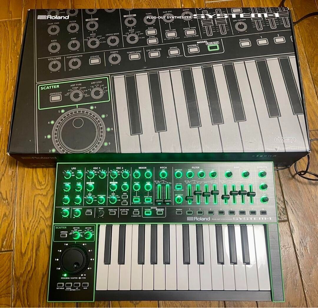 Roland AIRA SYSTEM-1 Synthesizer keyboard Electronic piano 25 keys rare