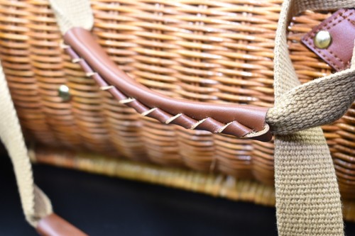 VINTAGE PICNIC TIME BASKET BBQ GRILL SET "PHOENIX" NWT 23" WICKER BASKET - Picture 23 of 23