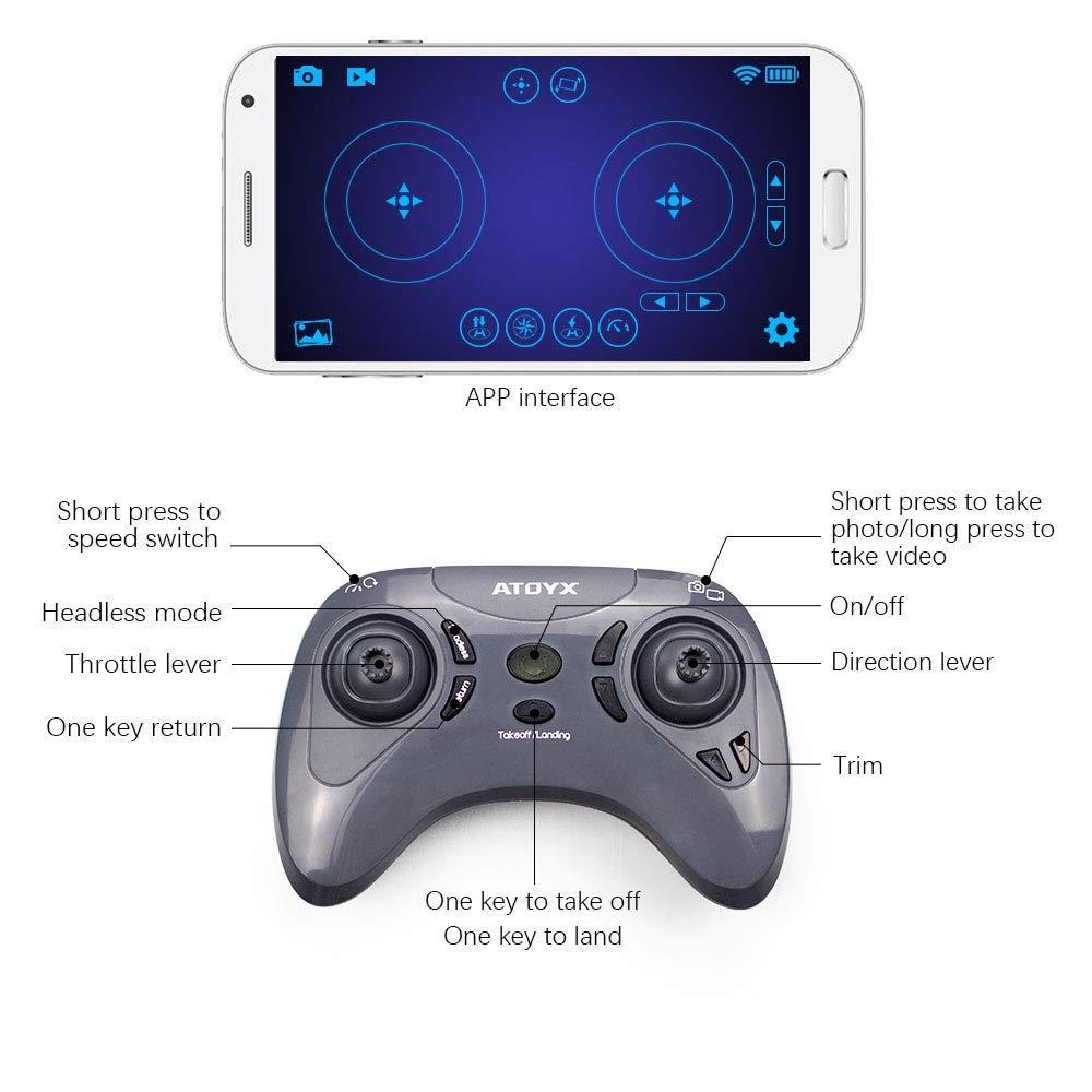 ATOYX AT-146 FPV FPV FPV Pieghevole Drone Con Telecamera HD 720P WiFi FPV 2.4Ghz 3D 2019 25a591 ATOYX AT-146 FPV FPV FPV Pieghevole Drone Con Telecamera HD 720P WiFi FPV 2.4Ghz 3D 2019 25a591