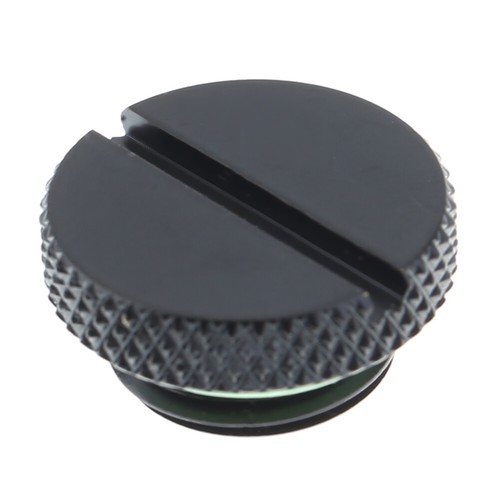 Schwarzer G1/4-Gewinde-Low-Profile-Stecker für PC-Wasserkühlungs-Kühlerbehälter - Bild 7 von 7