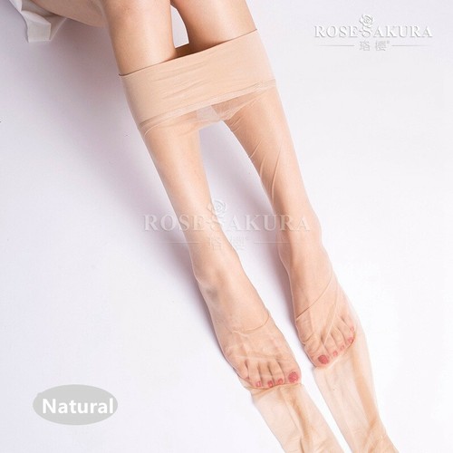 Rose Sakura SEAMLESS Pantyhose Ultra Sheer Glossy Stockings Plus Size 7334 8223 - Picture 21 of 22