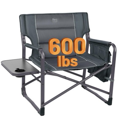 TIMBER RIDGE XXL Upgraded Oversized Directors Chairs with Foldable Side Table...