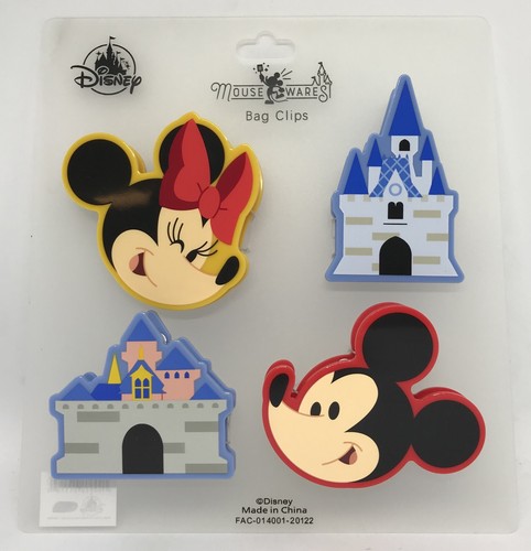 Disney Parks Mickey Mouse Minnie Cinderella Castle Sleeping Beauty Bag Clip New - 第 2/3 張圖片