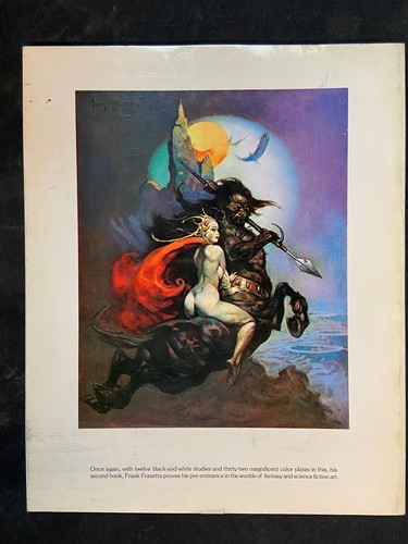 THE FANTASTIC ART OF FRANK FRAZETTA BOOK 2  VF - Afbeelding 2 van 5