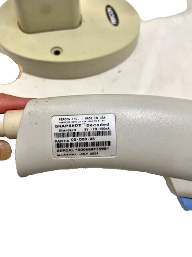 Percon Inc. - Snapshot Decoded Handheld Barcode Scanner w/Stand - Untested - VGC - Picture 4 of 4