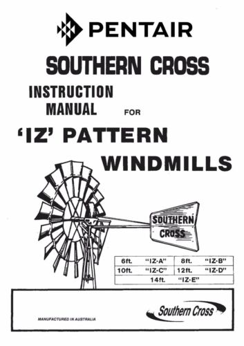 Southern Cross WINDMILL 1903 AG H A G JA R Z IZ Manuals 1950 Catalogue CD DISC - Picture 7 of 12