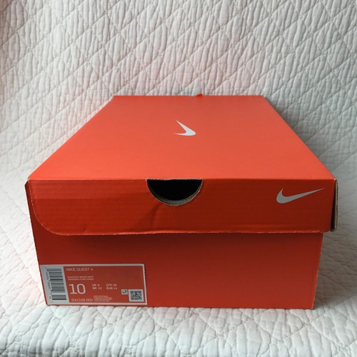 Nike Quest 4 Sneakers Shoes Men’s SZ 10 Black/Dark Smoke Grey DA1105-002 - Picture 11 of 11