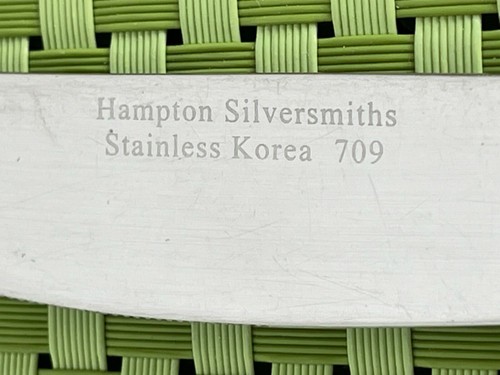 Hampton Silversmiths CONCORDE Stainless 4 Dinner Knives Frosted Flatware B58WU - Picture 7 of 7