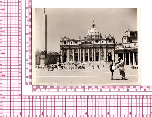 WWII (WW2) Original Photo 'St. Peter's, Rome' 1940s (Pls READ) - Picture 3 of 4