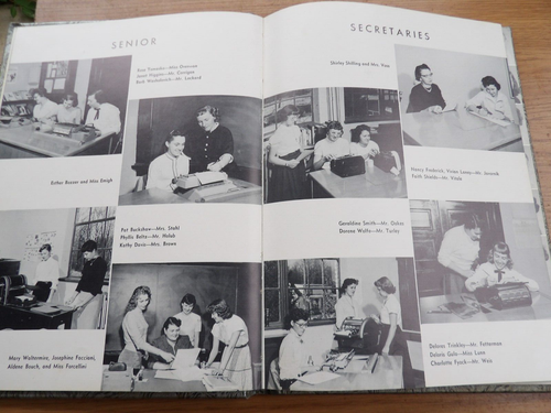 1957 Pine Recall Class Yearbook from Pine Township High School Heilwood Pa - Picture 5 of 5