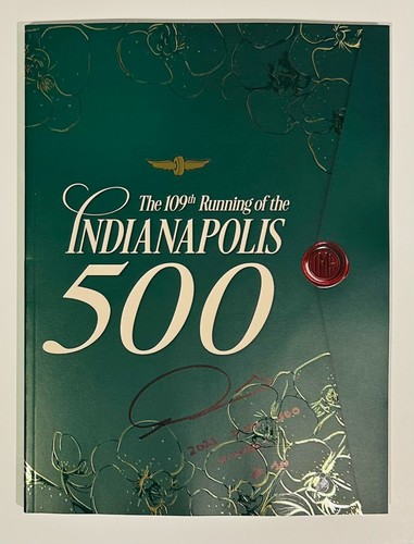 Alex Palou Autogramm Indy 500 Gewinner 2025 Indianapolis 500 Programm