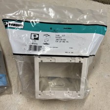 Panduit Jbp2diw Junction Box, Gang Box Type, 2 Gang(S), Pvc