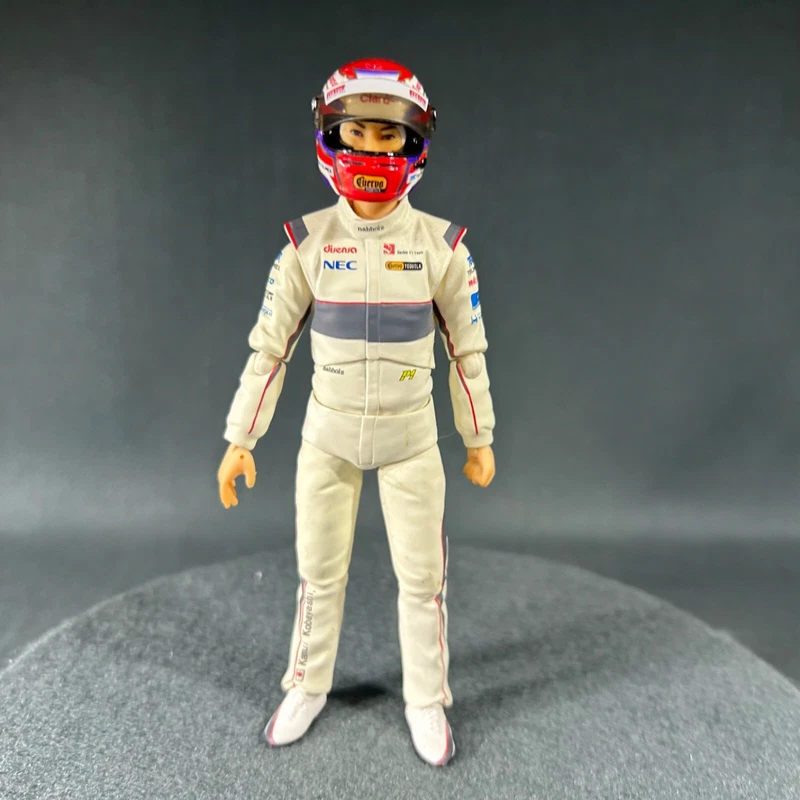  boneco de ação figma kamui kobayashi piloto de carro de corrida 