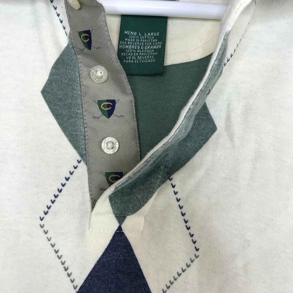 Polo de golf vintage años 90 Catalina para hombre talla grande estilo rugby Foto 2 de 4