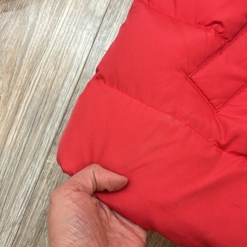J. JIll Chloe down puffer jacket size large petite red/orange FLAWED - Picture 5 of 11