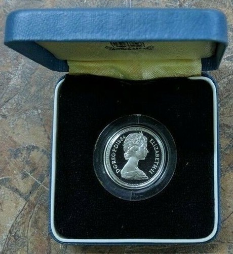 1984 GREAT BRITAIN UK - £1 POUND - SCOTTISH THISTLE - PROOF SILVER - OGP w/ COA - Picture 3 of 13