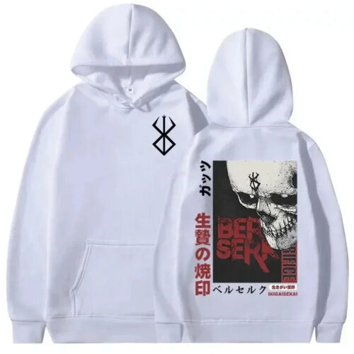 Berserk Guts Sudaderas con Capucha Anime Unisex Hombres Mujeres Gráfico Sudadera Pullover Top Regalo - Imagen 2 de 32