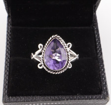 Natural Iolite Gemstone Jewelry 925 Sterling Silver Ring All Size Trendy Gift DZ