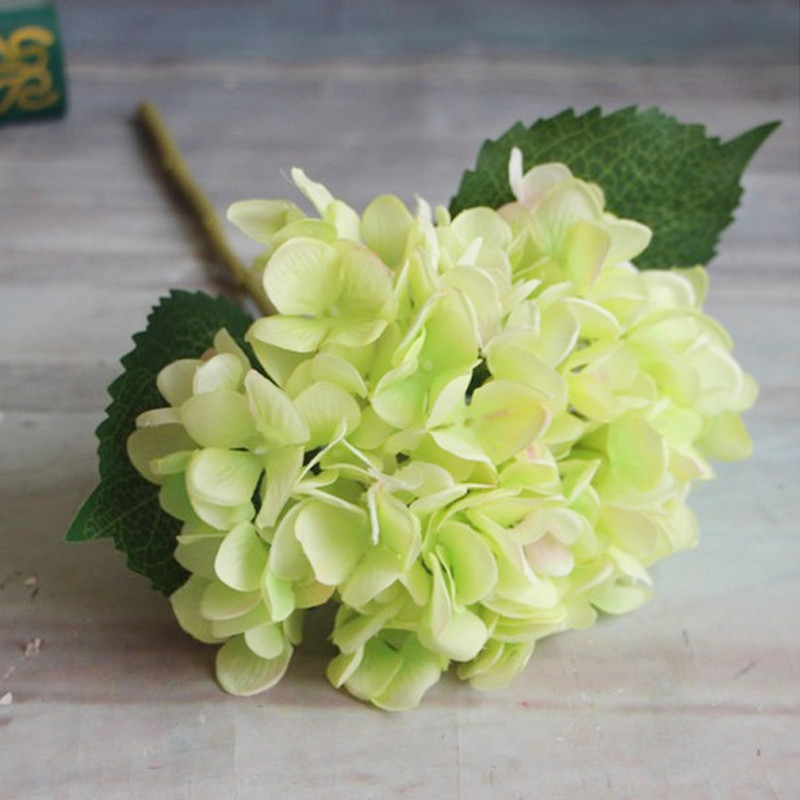 Artificial Fake Hydrangea Flowers Wedding Garden Home Decor DIY Bridal Bouquet - Picture 18 of 22