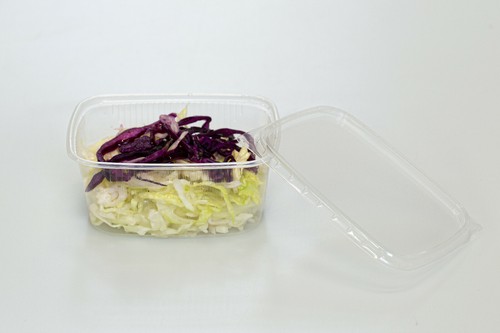 250 - 1000 Feinkostbecher mit Deckel eckig 125ml 250ml 500ml - Bild 2 von 4