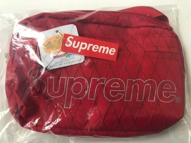 Supreme New York Red Shoulder Bag FW 18 Week 1 NWT Authentic