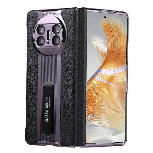 Genuine leather Hinge shockproof Cover stand case + Glass For Huawei Mate X3 X5 - Picture 25 of 30