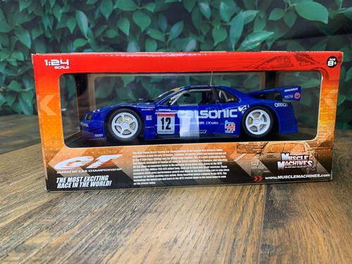 NEW IN BOX SEALED DIECAST MUSCLE MACHINES CALSONIC SKYLINE 2003 SERIES 1:24 - Picture 22 of 24