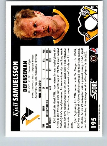 1992-93 Score Canadian 92 NHL Hockey Cards - U-Pick From List - Picture 183 of 423