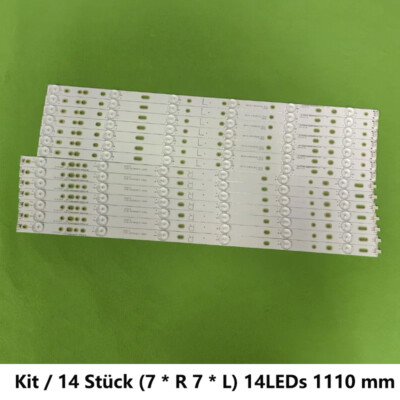 LED-Leiste für Philips 55PUS6501 55PUS6101 55PUH6101 LB55072 GJ-2K16-550-D714-V4