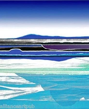 "REFLECTIONS ON ICE" - Glacial Translation to Serigraph; s/n by Arthur Secunda