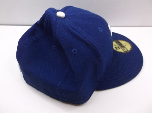 New Era 59Fifty Cap Men/ Women Basic LA Los Angeles Dodgers Light Royal Blue Hat - Picture 3 of 6