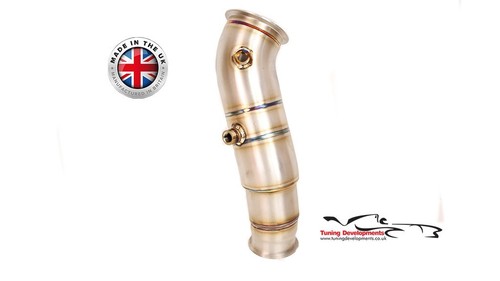 Sección de tubo de prueba de tubo de escape SS 4 pulgadas para modelos BMW M135i M235i EWG - Imagen 3 de 10