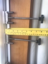 VINYL WINDOW JAMB STRETCHER with 8” CRANK HANDLES for Deeply Recessed Windows