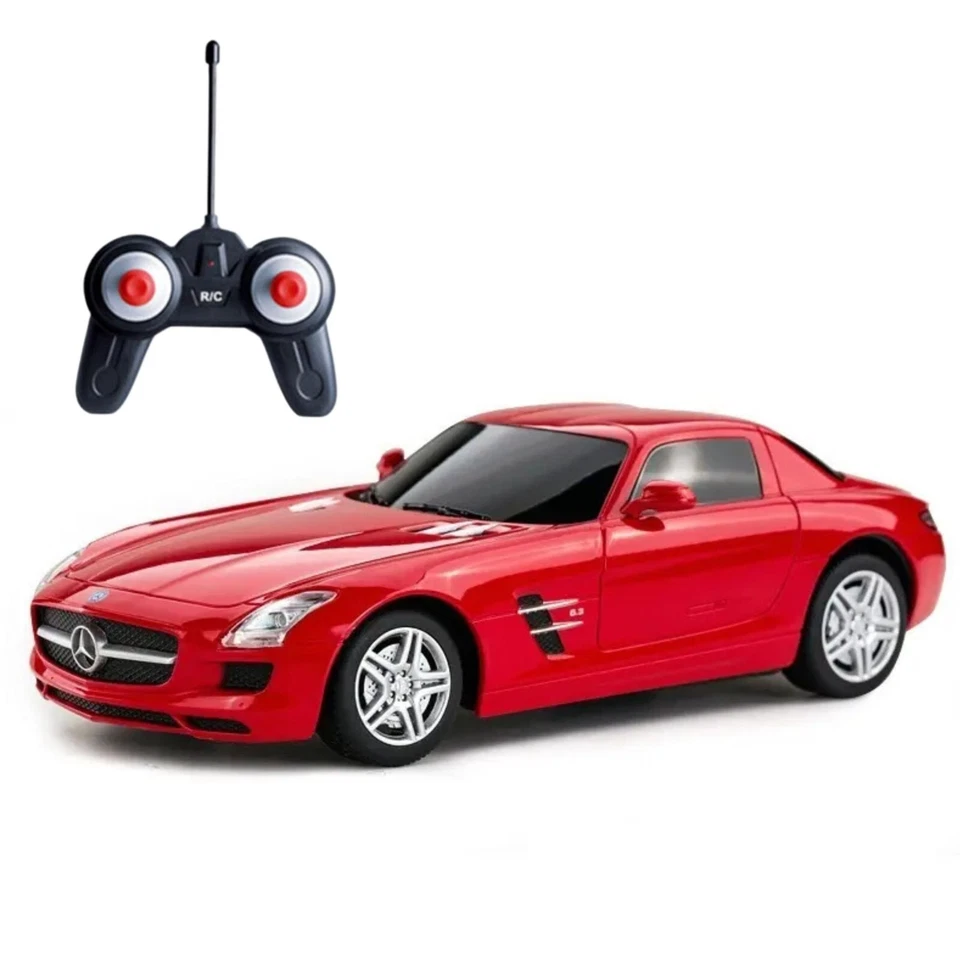 RASTAR RC Car Licensed Mercedes-Benz SLS AMG 1:24 Scale Remote Control Car, Red - Image 4 of 4