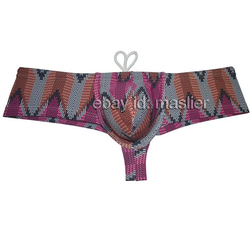 Men's Swimwear Skimpy Briefs Pouch Cheeky Trunks Brazilian Surf Board Underwear - Picture 26 of 29