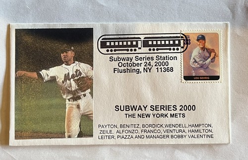 Edgar Alfonzo Z Silk Cachet 2000 Subway Series NY Mets Yankees Vintage 10/24/00 - Picture 2 of 4
