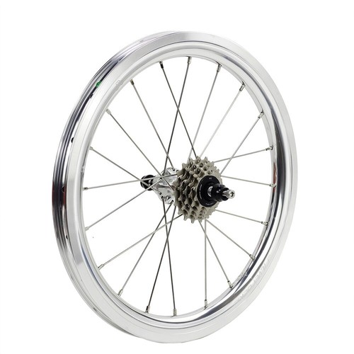 Juego de ruedas de bicicleta plegables 16 pulgadas Plus 349 llanta en U profundidad de freno 30 mm ruedas de bicicleta - Imagen 5 de 15