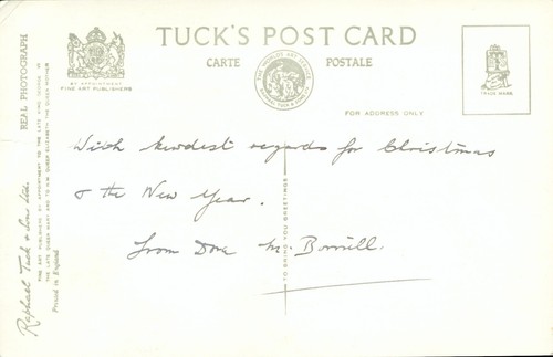 Vtg RPPC Tuck's Postcard the Duke of Cornwall and Princess Anne unposted - Picture 2 of 2