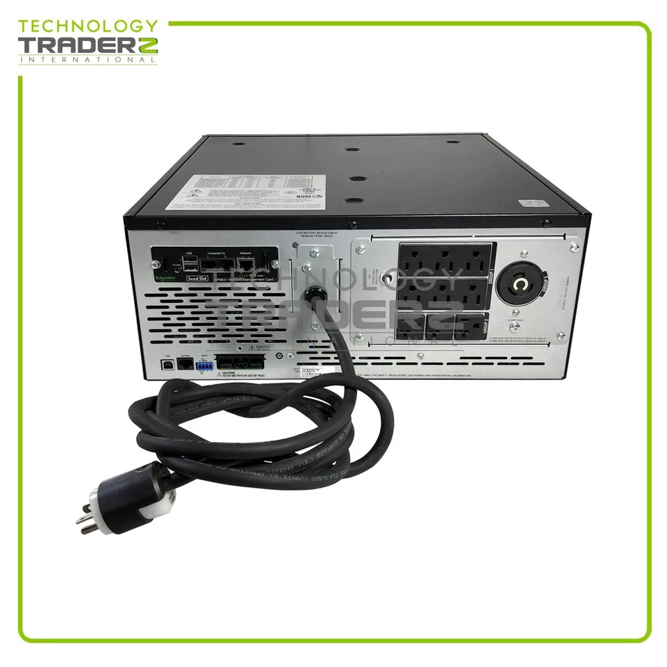 SMX2000LVNC APC Smart-UPS 2000VA 1800W Battery Backup Tower UPS W/ 1x AP9631 - Image 3 of 3