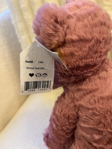 Jellycat BNWT "I am Fuddlewuddle Hippo" Pink Retired Rare Very Soft Plush - Picture 7 of 9
