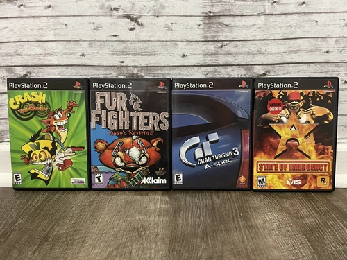 Lot Of 4 PlayStation 2 Games