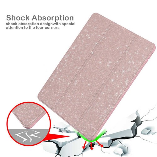 Smart Glitter Leather Case Stand Cover For Apple iPad 7th 8th 9th Gen 10.2" 2021 - Picture 15 of 37