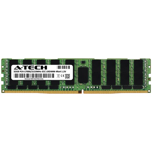 32GB 4Rx4 PC4-2133 LRDIMM Supermicro 2029P-E1CR48L 6049P-E1CR45H Memory RAM - Picture 2 of 5