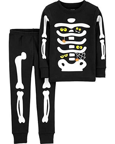 New Toddler Boy Carter's Halloween Top & Bottoms Pajama Set 2 3 4 5 - Picture 3 of 5