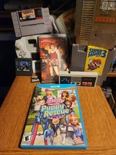 Barbie & Her Sisters Puppy Rescue Nintendo Wii U Game FREE Same Day Shipping