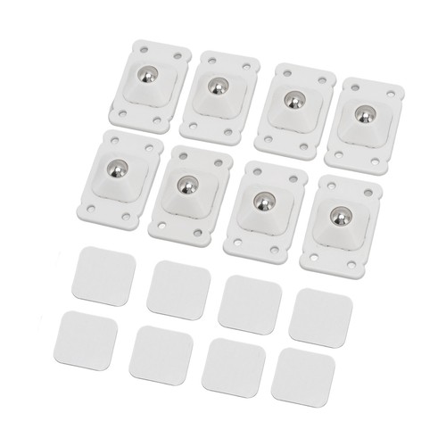 Mini Caster Wheels Adhesive 360 Degree Rotation Roller Wheels for Mini Furniture - Picture 14 of 18